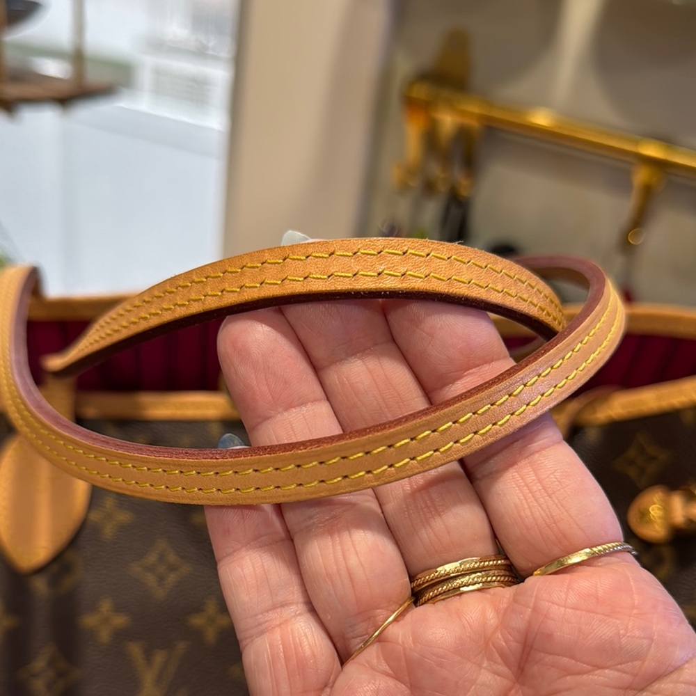 Louis Vuitton MM Neverfull Rose Ballerine Striped Lining Limited Edition - Picture 7 of 13